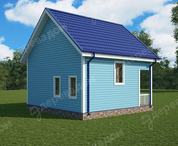 Каркасный дом 8,5х7 «Сибирь 16»